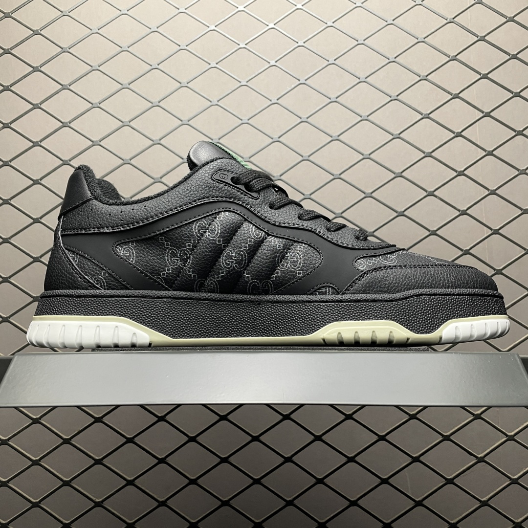 图片[3]-海淘专供 Gucci 古驰 RE-Web 春夏新款 复古休闲板鞋 海淘代购专供品质 正确楦型 配件齐全 进口皮料/原版羊皮内里 匠心打造 其用料及细节已争取最大限度还原公司正品 实拍如图 所见即所得 谨防混卖 尺码：39 40 41 42 43 44 45-选品中心