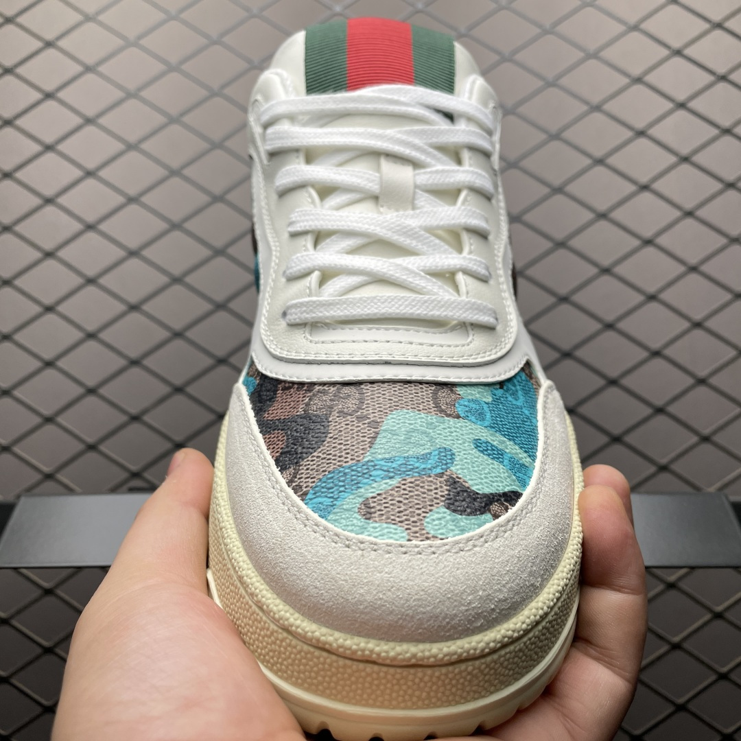 图片[9]-海淘专供 Gucci 古驰 RE-Web 春夏新款 复古休闲板鞋 海淘代购专供品质 正确楦型 配件齐全 进口皮料/原版羊皮内里 匠心打造 其用料及细节已争取最大限度还原公司正品 实拍如图 所见即所得 谨防混卖 尺码：39 40 41 42 43 44 45-选品中心