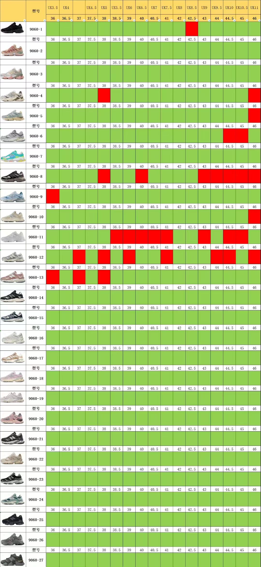 福利特价专供🔥New Balance 9060 以下配色全部开始特价 一线头部大厂出品 品质无需多言赘述