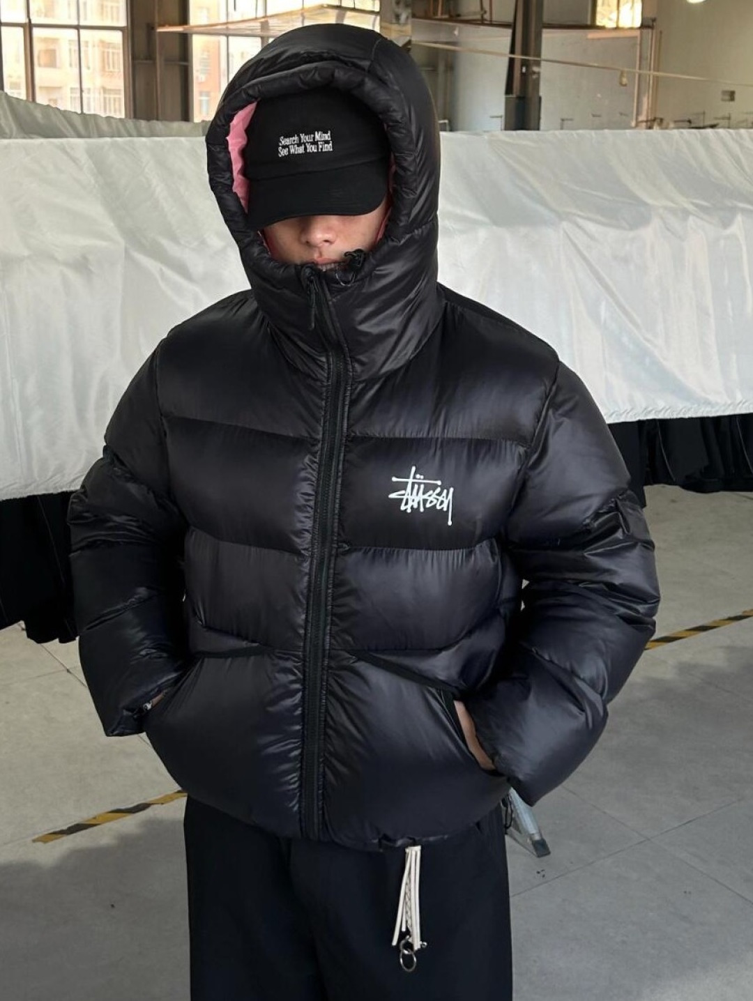 精选网络上身效果图 S# Stussy 斯图西 Micro 90绒羽绒服 真正原版购入开发 高端零售专供 品质保证 100%放心出街