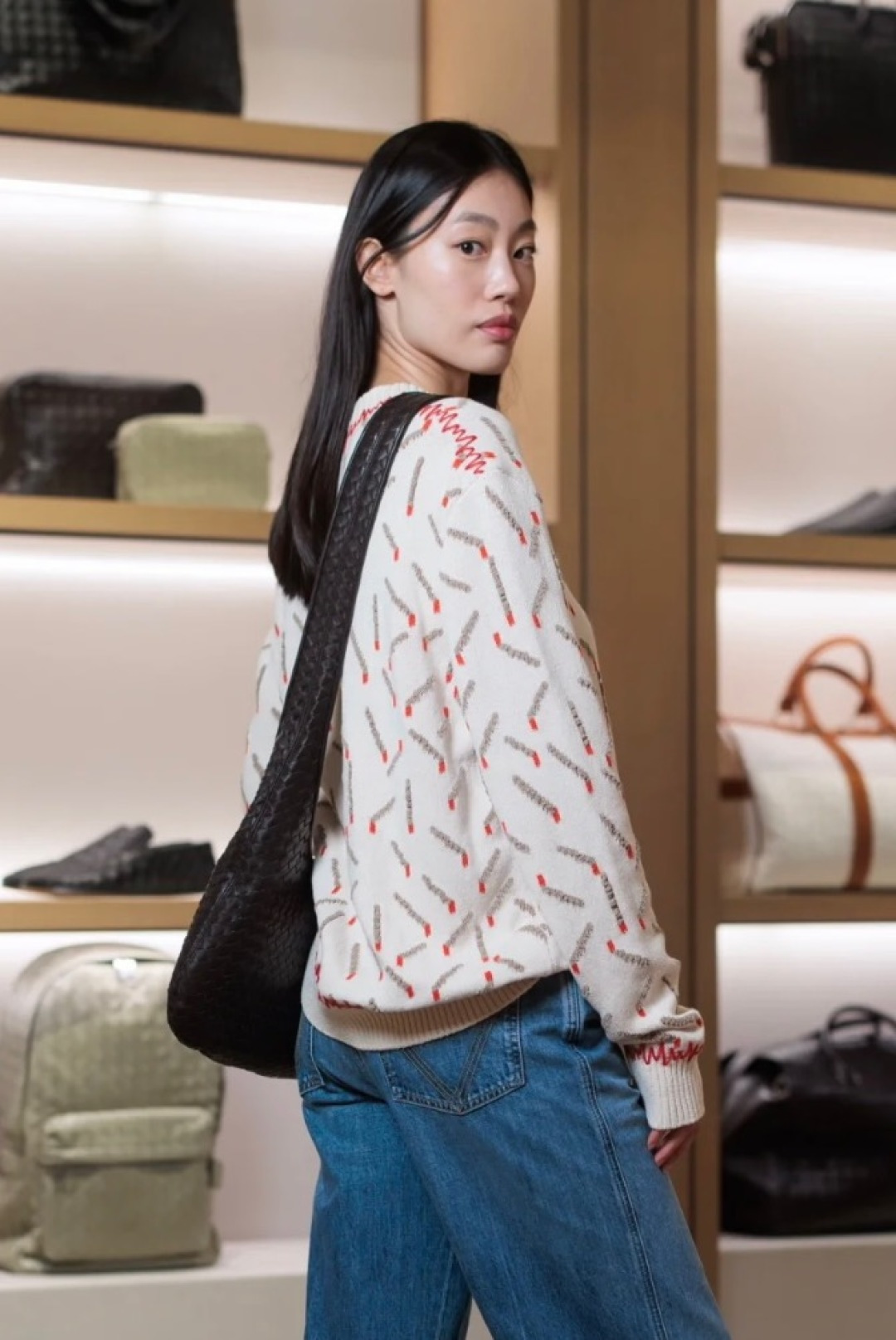 精选网络上身效果图 S# BV 葆蝶家 小火柴针织毛衣 高端零售专供 真正原版开发 品质保证 100%放心出街