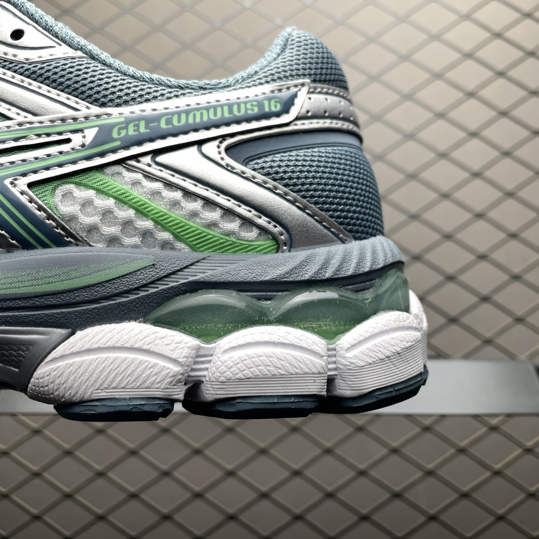 Asics Gel-Cumulus 16 亚瑟士 网面低帮休闲运动鞋 1203A733-100 采用双层