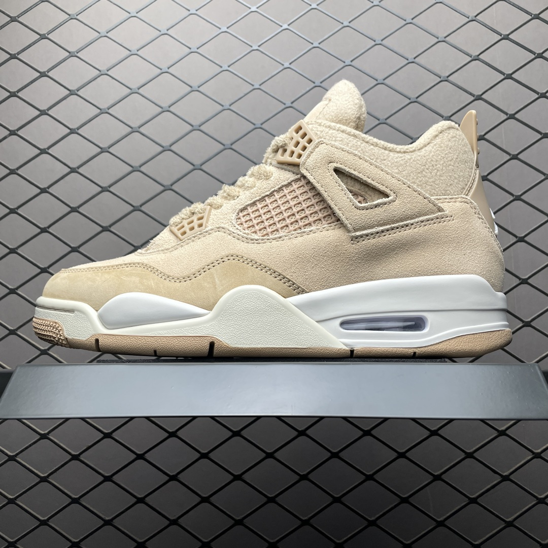 純原Air Jordan 4  Retro AJ4喬4 文化籃球鞋 HV0823-200 專業AJ大廠出品 外貿走量專供 全頭層皮料 高畫質潔度 立體高頻 四線中底拉幫 網格大小 各方面細節都不錯 尺碼：36 36.5 37.5 38 38.