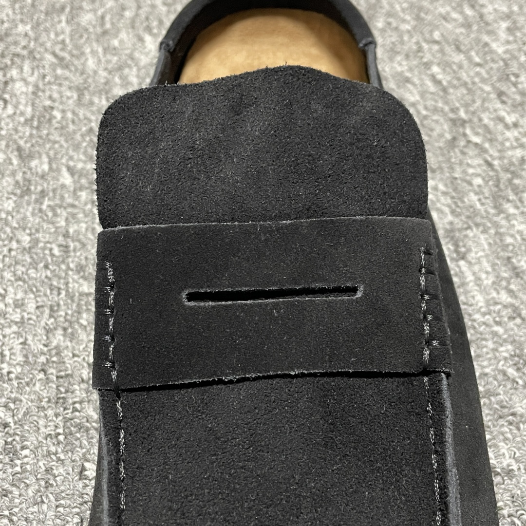 Birkenstock 博肯 Naples Wrapped 老钱风 黑色 穆勒系列包头乐福牛皮绒面革复古