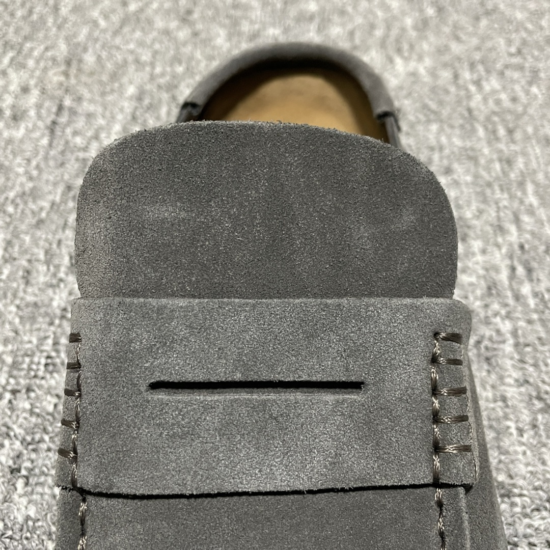Birkenstock 博肯 Naples Wrapped 老钱风 深灰 穆勒系列包头乐福牛皮绒面革复古