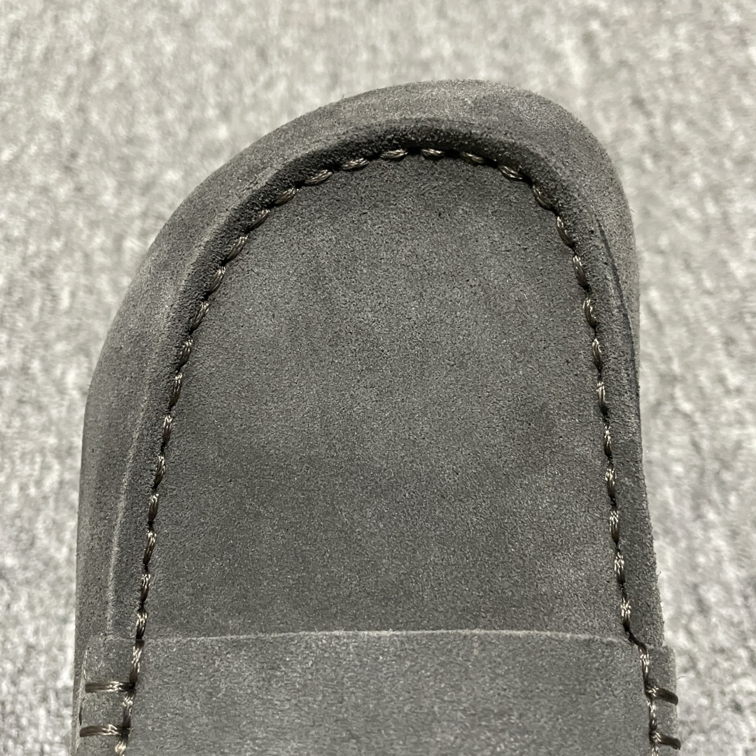 Birkenstock 博肯 Naples Wrapped 老钱风 深灰 穆勒系列包头乐福牛皮绒面革复古