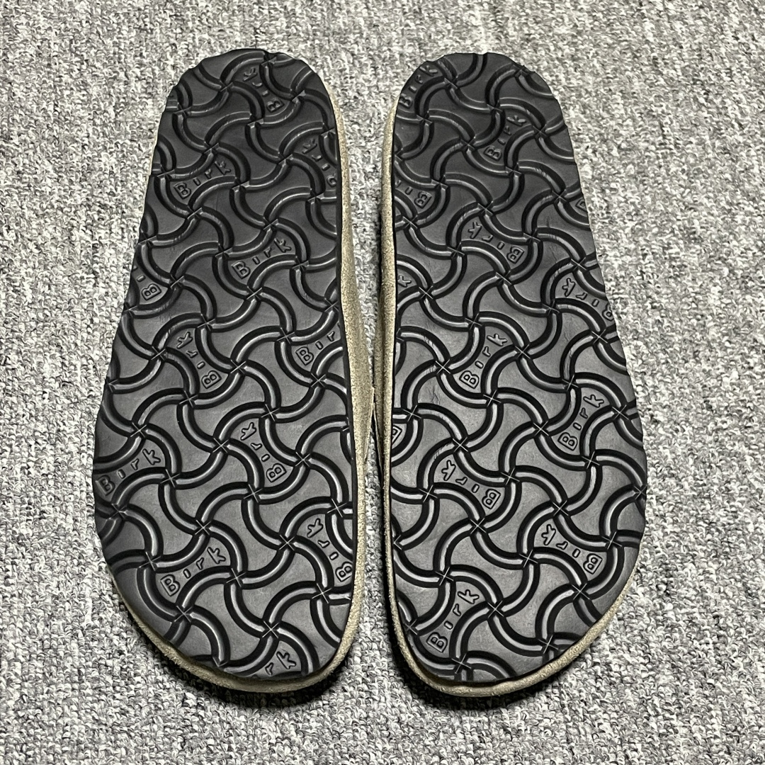 Birkenstock 博肯 Naples Wrapped 老钱风 茶色 穆勒系列包头乐福牛皮绒面革复古