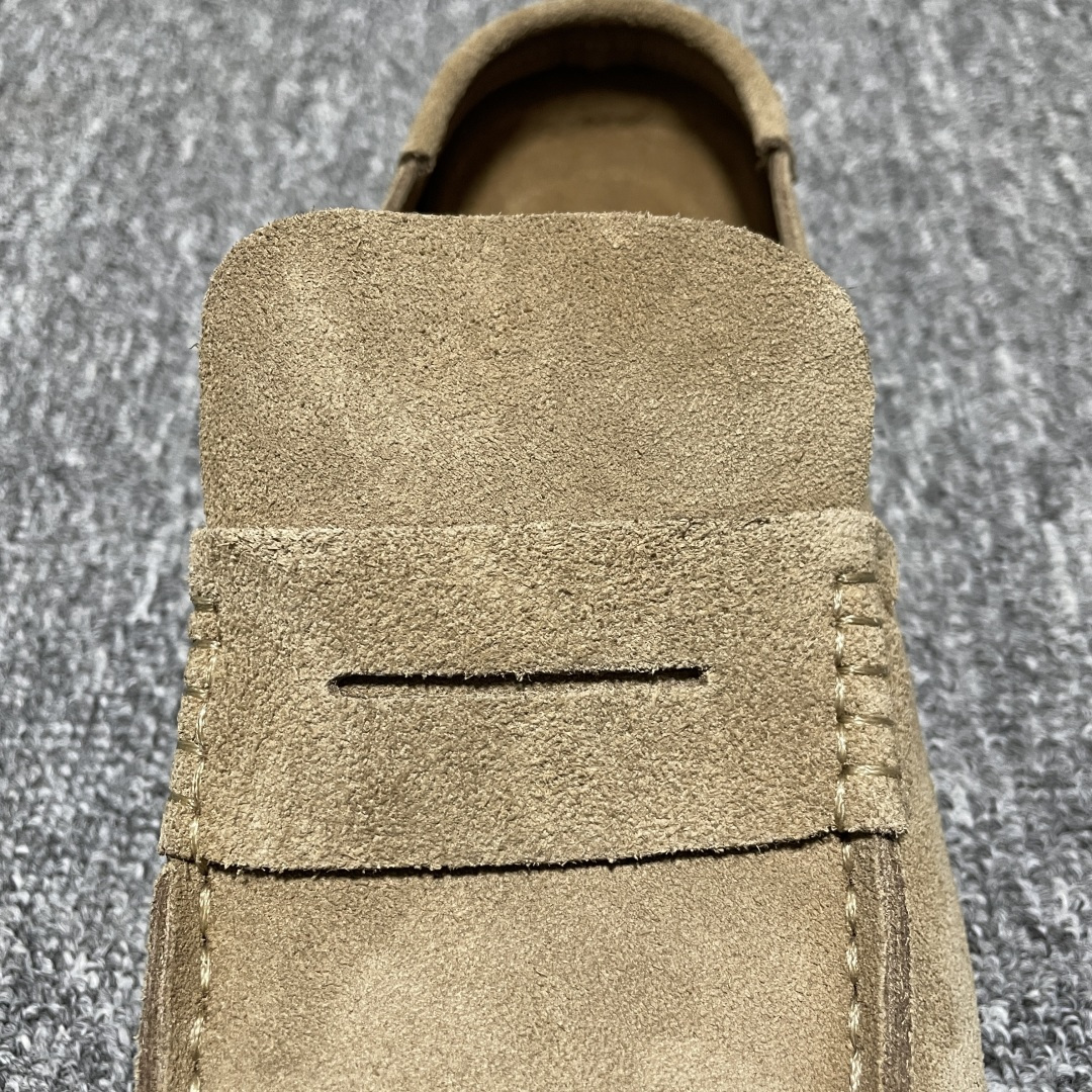 Birkenstock 博肯 Naples Wrapped 老钱风 棕色 穆勒系列包头乐福牛皮绒面革复古