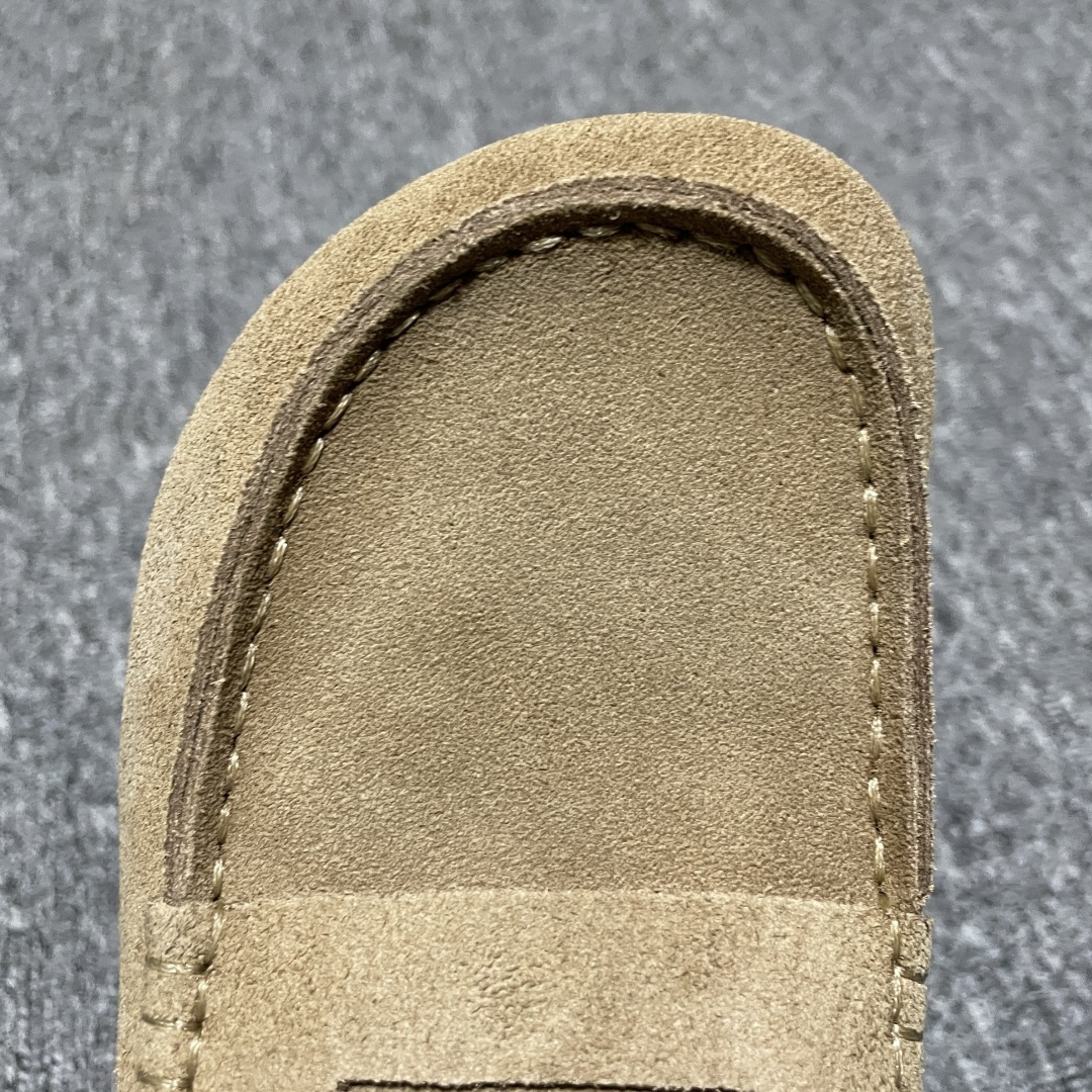 Birkenstock 博肯 Naples Wrapped 老钱风 棕色 穆勒系列包头乐福牛皮绒面革复古