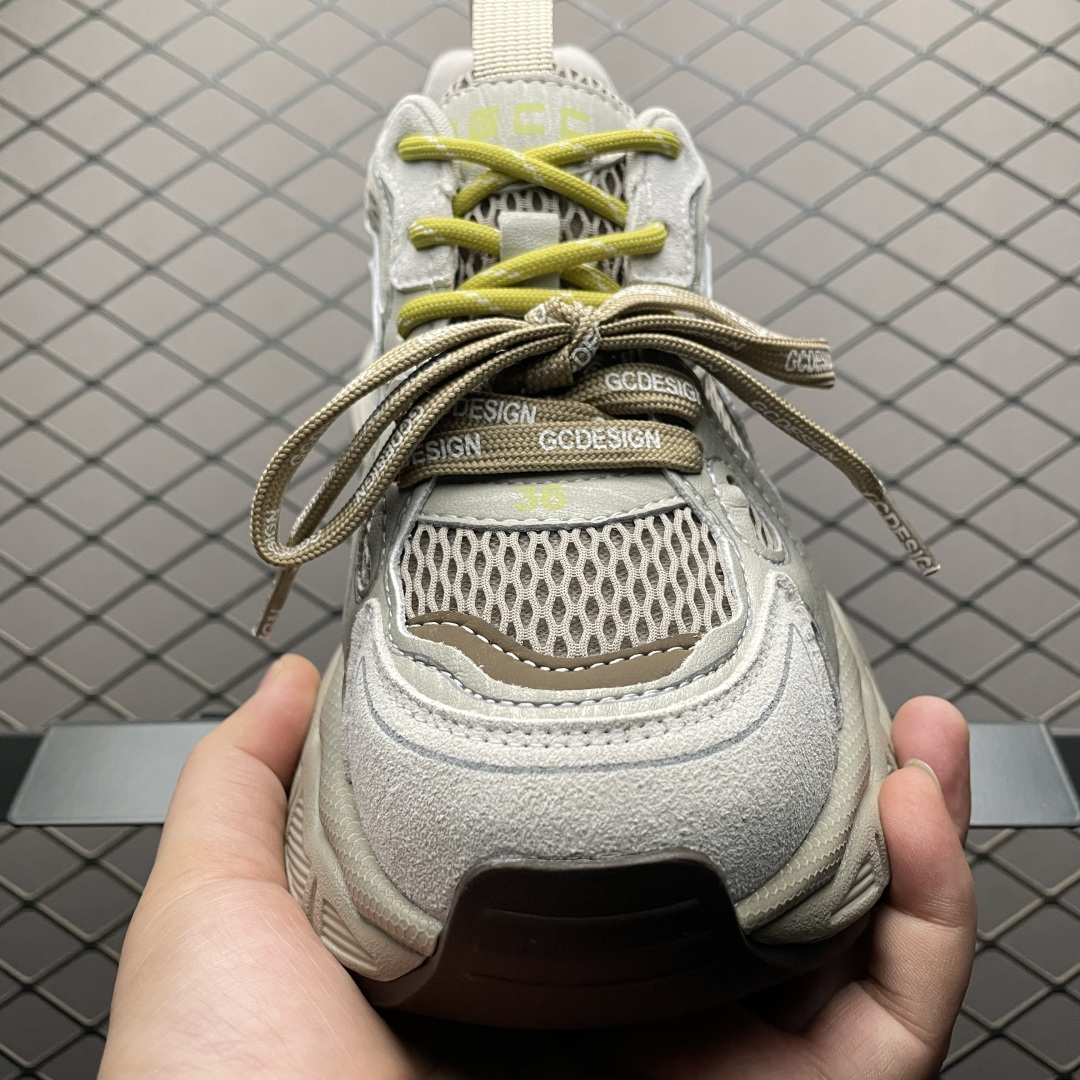 GG-CC 2026 早春新款 时尚潮范百搭厚底老爹鞋 多巴胺配色！上脚青春活力！做旧的磨损感！时尚潮流