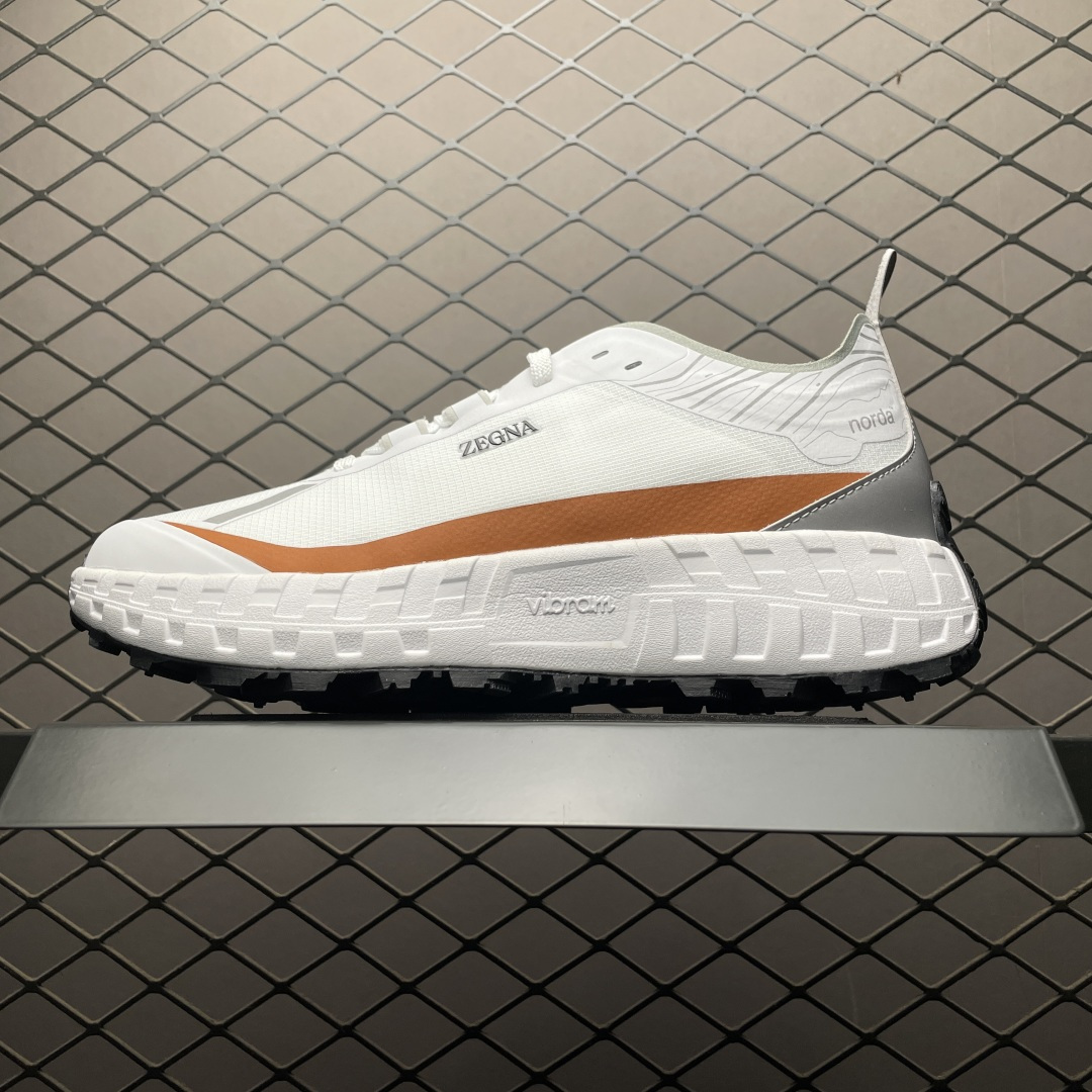 外贸热款专供 Zegna x Norda 诺达 001 Sneaker 杰尼亚联名款网面越野跑步鞋 LH