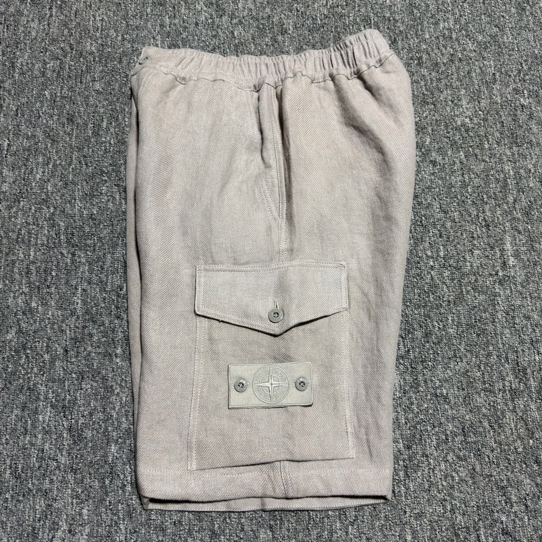 S# Stone Island 石头岛 亚麻短裤 真正原版购回开发 高端零售专供 品质保证 100%放心