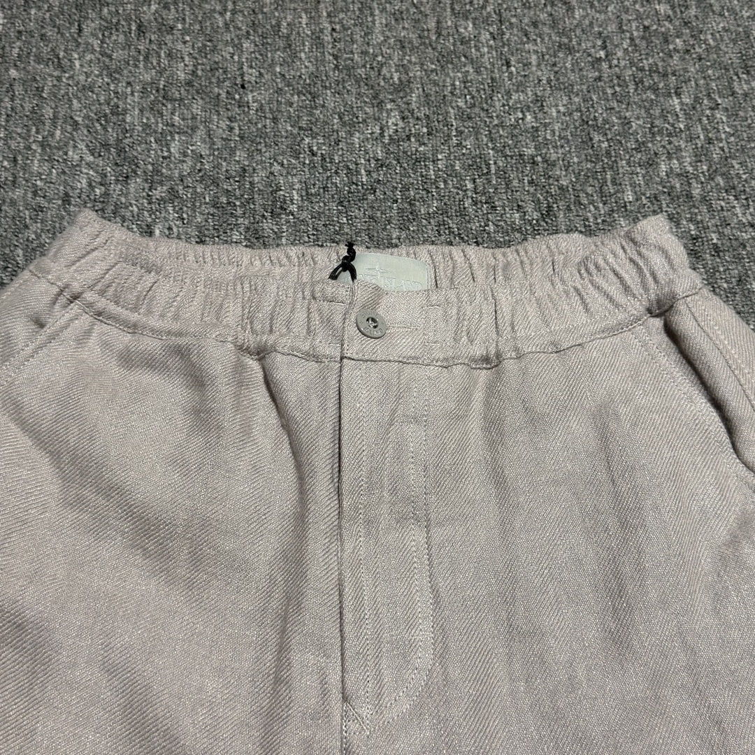 S# Stone Island 石头岛 亚麻短裤 真正原版购回开发 高端零售专供 品质保证 100%放心
