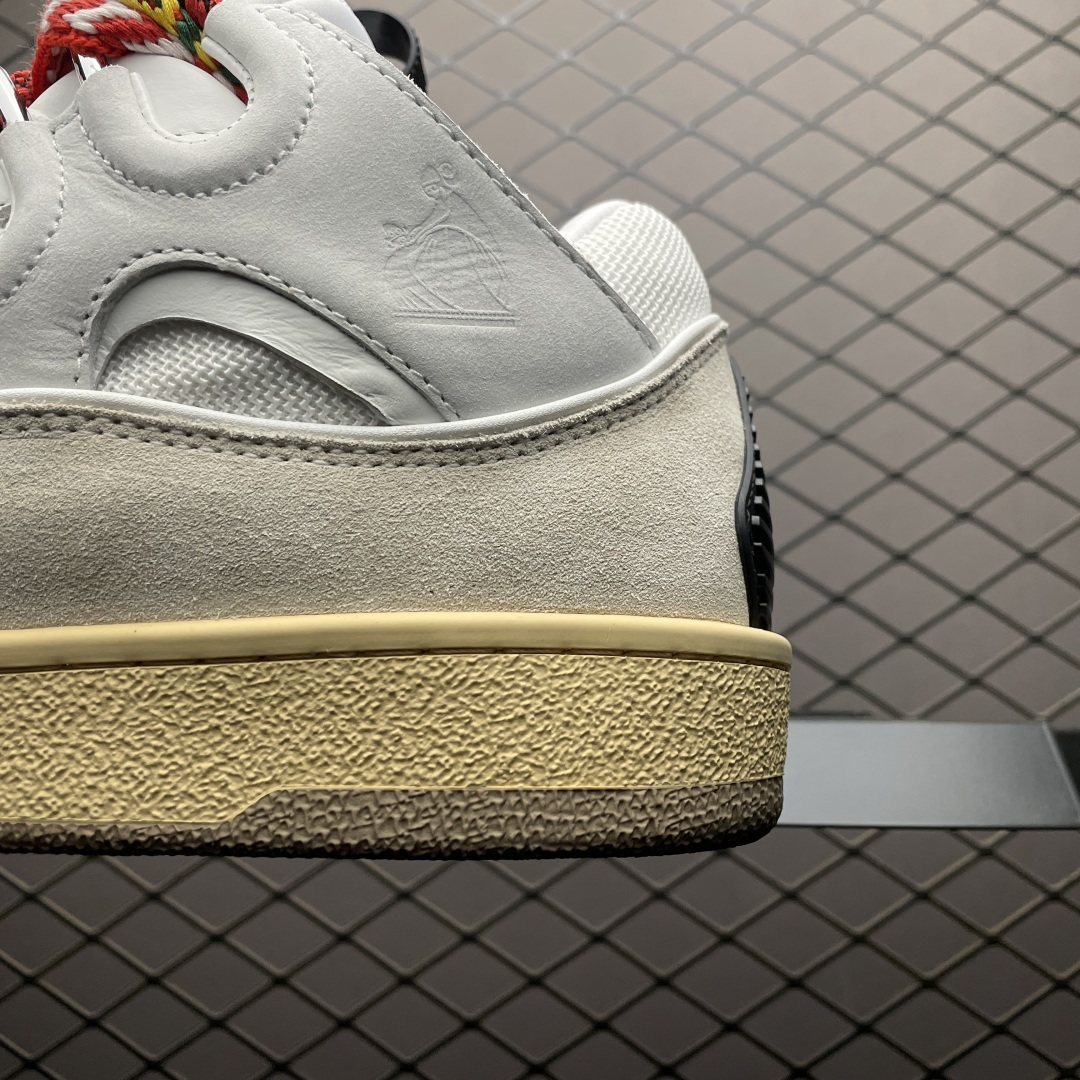 纯原 Lanvin 浪凡 Curb Sneakers 皮革低帮休闲板鞋 FW-SKDK02-DRAG-A
