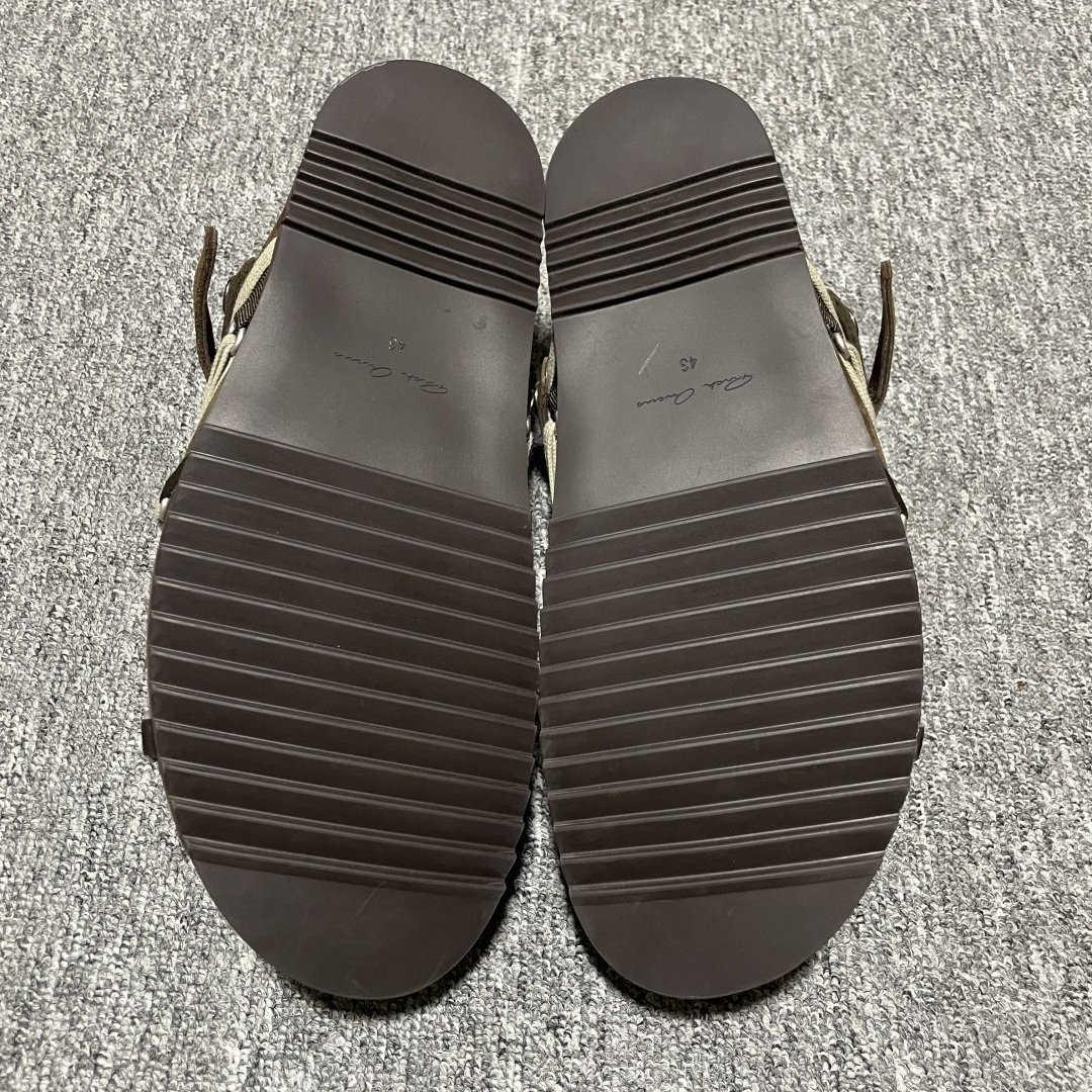 Rick Owens RO Mega 瑞克·欧文斯 疯狂绑带 慕勒拖鞋 高端零售外贸平台专供版 原鞋开发