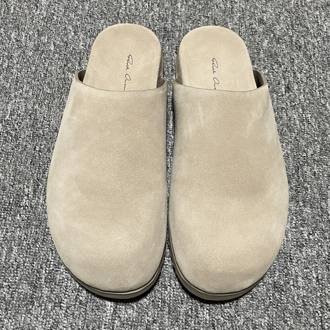 Rick Owens RO Mega 瑞克·欧文斯 慕勒半拖鞋 高端零售外贸平台专供版 原鞋开发拆解原版