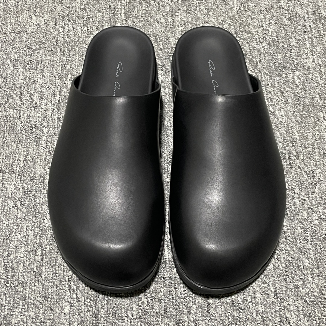 Rick Owens RO Mega 瑞克·欧文斯 慕勒半拖鞋 高端零售外贸平台专供版 原鞋开发拆解原版