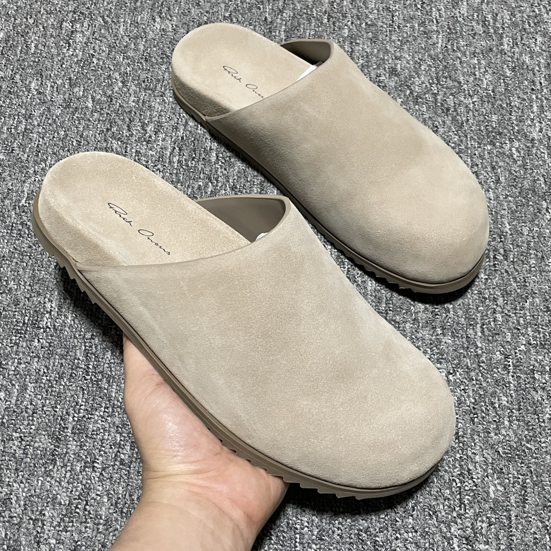 Rick Owens RO Mega 瑞克·欧文斯 慕勒半拖鞋 高端零售外贸平台专供版 原鞋开发拆解原版