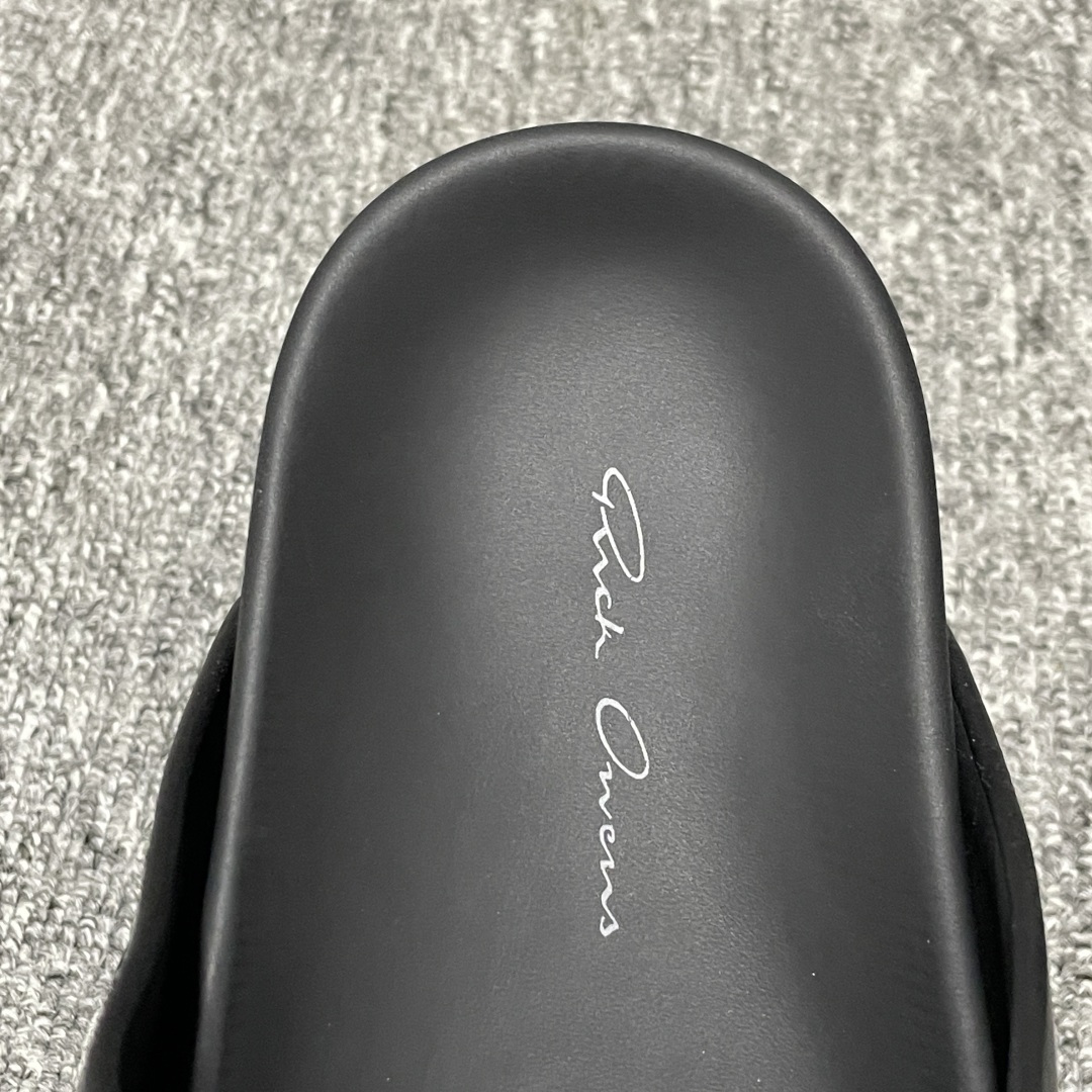 Rick Owens RO Mega 瑞克·欧文斯 慕勒半拖鞋 高端零售外贸平台专供版 原鞋开发拆解原版