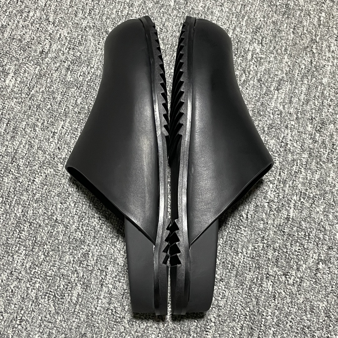 Rick Owens RO Mega 瑞克·欧文斯 慕勒半拖鞋 高端零售外贸平台专供版 原鞋开发拆解原版