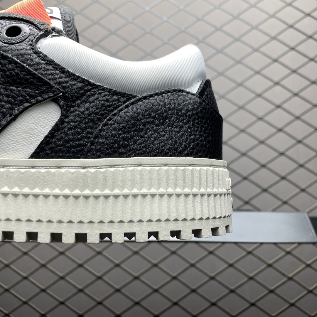 OFF-WHITE 3.0 Off Court 小牛皮 圆头系带 低帮休闲休闲鞋 标签的独特风格上脚就是