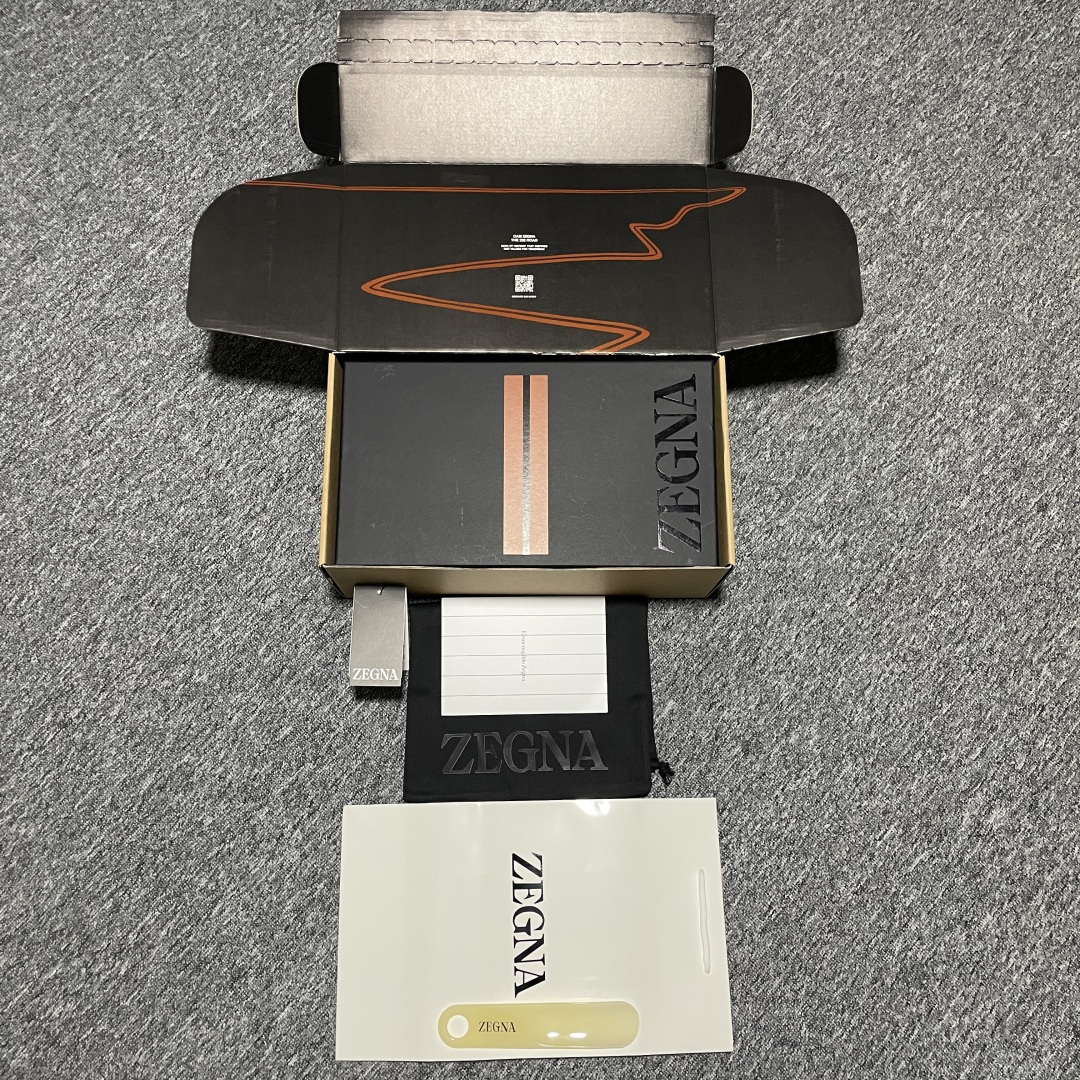 Zegna 杰尼亚 Triple Stitch 老钱风 荔枝纹批次 圆头平底 低帮休闲板鞋 海淘代购专供品质 进口头层牛