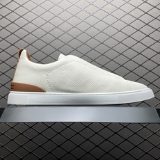 Zegna 杰尼亚 Triple Stitch 老钱风 荔枝纹批次 圆头平底 低帮休闲板鞋 海淘代购专供品质 进口头层牛 Zegna 杰尼亚 Triple Stitch 老钱风 荔枝纹批次 圆头平底 低帮休闲板鞋 海淘代购专供品质 进口头层牛