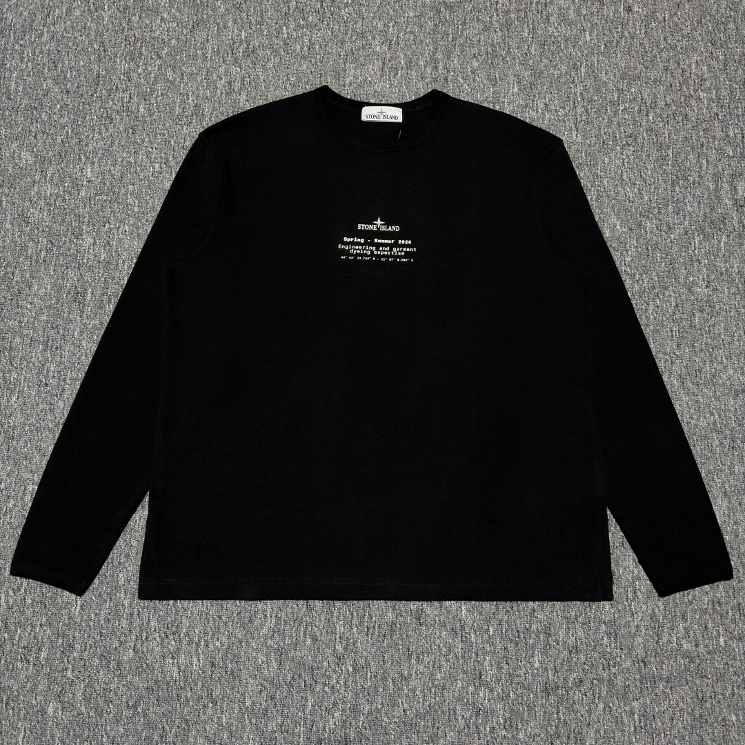 S# Stone Island 石头岛 斑驳罗盘印花长袖 真正原版购回开发 高端零售专供 品质保证 100%放心出街 尺