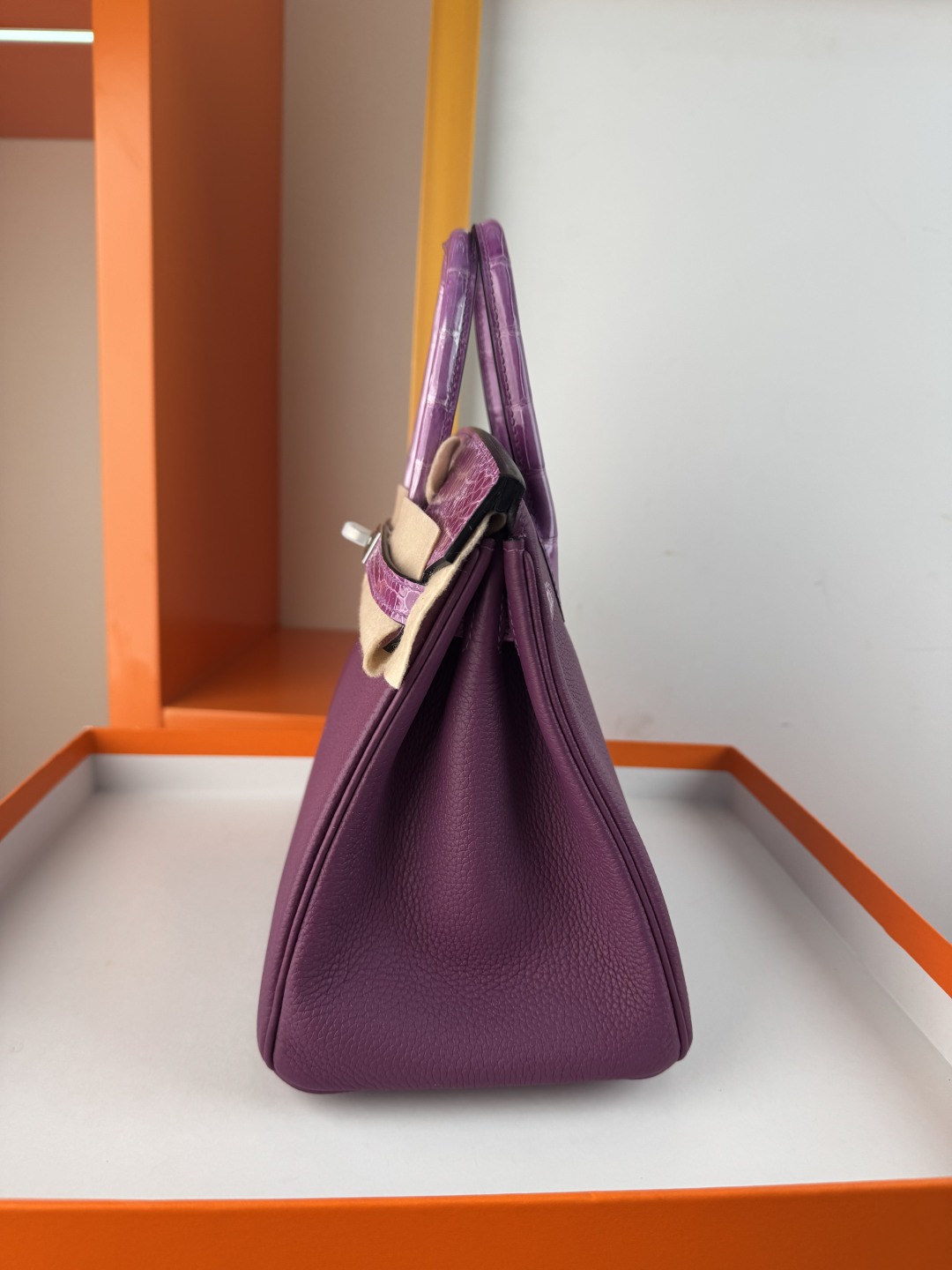 Hermès Birkin 25 Touch Togo Leather & Alligator Bag - Anemone Purple 4 cmp i1749882608037 560 0 3
