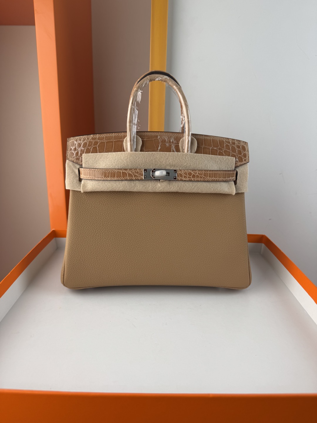 Hermès Birkin 25cm Touch Togo Leather and Alligator Handbag 1 cmp i1749883147549 1735 0 0