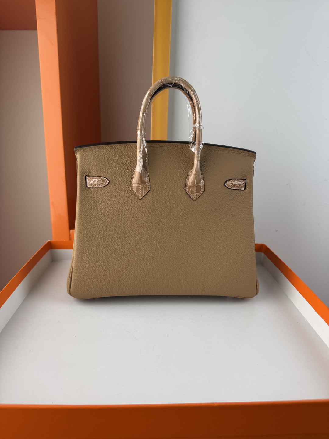 Hermès Birkin 25cm Touch Togo Leather and Alligator Handbag 2 cmp i1749883147559 3426 0 1