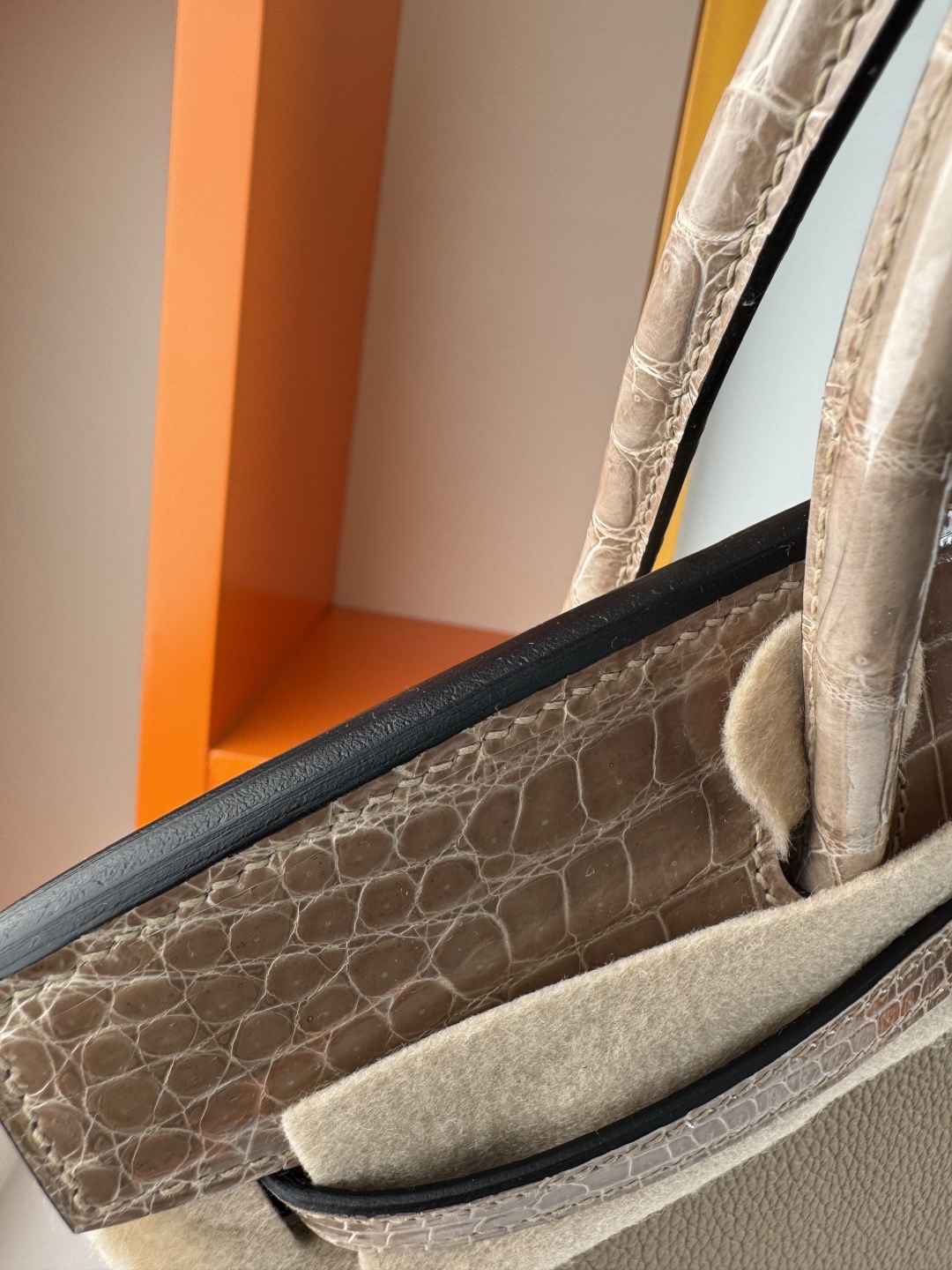 Chic Birkin 25cm Touch Bag: Togo Leather & Crocodile Trim, Gold Hardware 6 cmp i1749883630019 3824 0 4