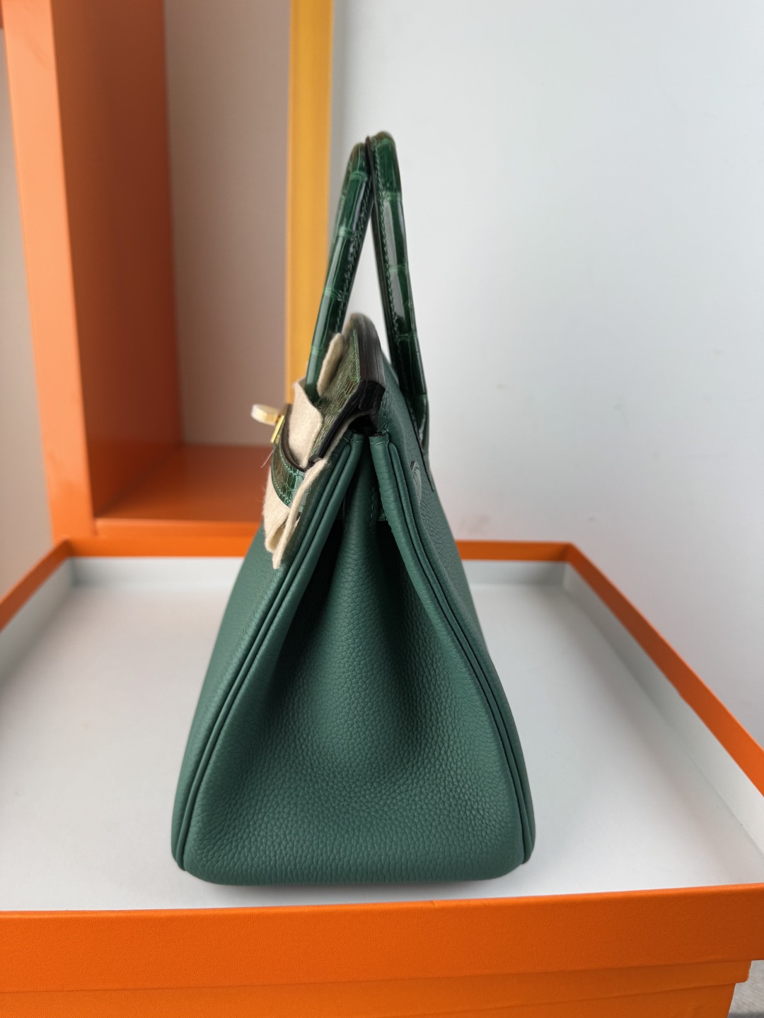 Exquisite Birkin 25cm Emerald Green Togo Leather & Alligator Gold Hardware 4 cmp i1749965803593 1807 0 3