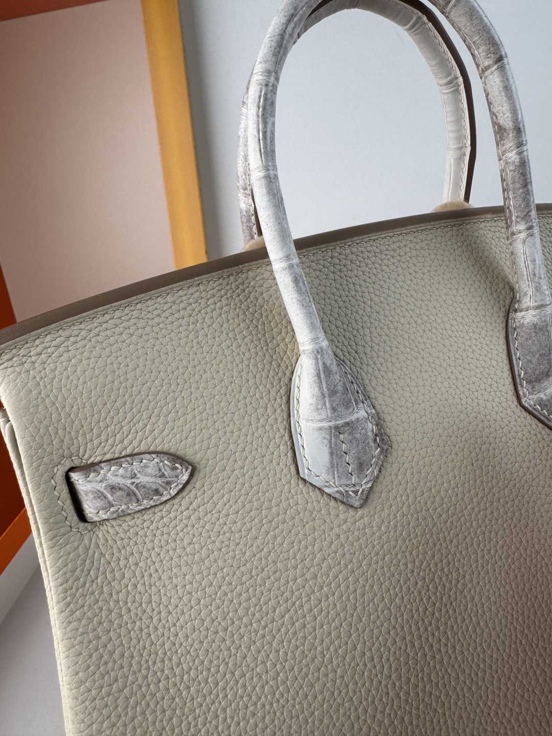Hermes Birkin 25cm Touch Himalaya Togo Leather Bag with Gold Hardware 10 cmp i1750156314386 2548 0 8