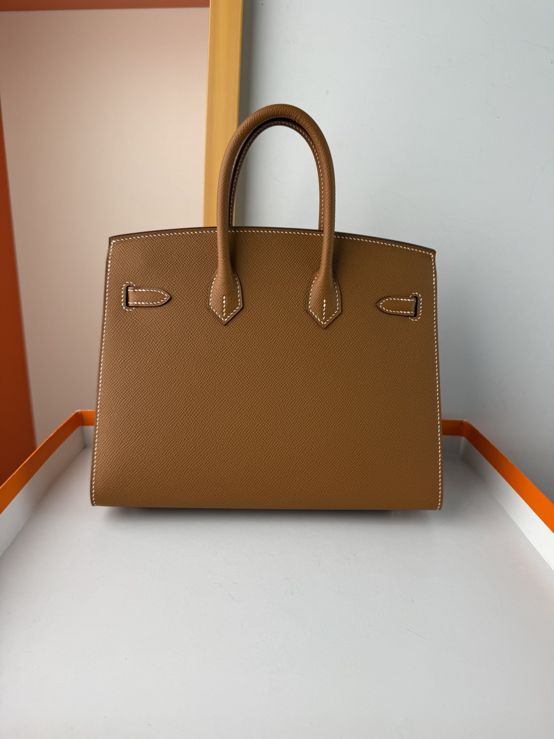 Hermes Style Brown Leather Bag Lookbook Reference image 2