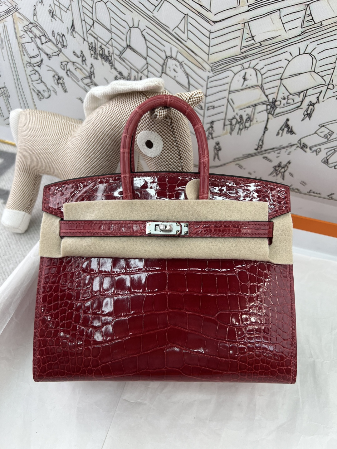 NO:919545,In stock BK20 high-gloss crocodile skin platinum 20cm hand-stitched 3 pieces of leather, all hand-stitched with wax thread, all-steel hardware, lining goatskin, Hermes, hermes, sheepskin, crocodile skin, Hermes,19860909现货 BK20 高光鳄鱼皮铂金20cm手缝3张皮 全手缝蜡线 全钢五金 内里山羊皮,爱马仕,hermes,sheepskin,crocodile skin,Hermes,,Bag