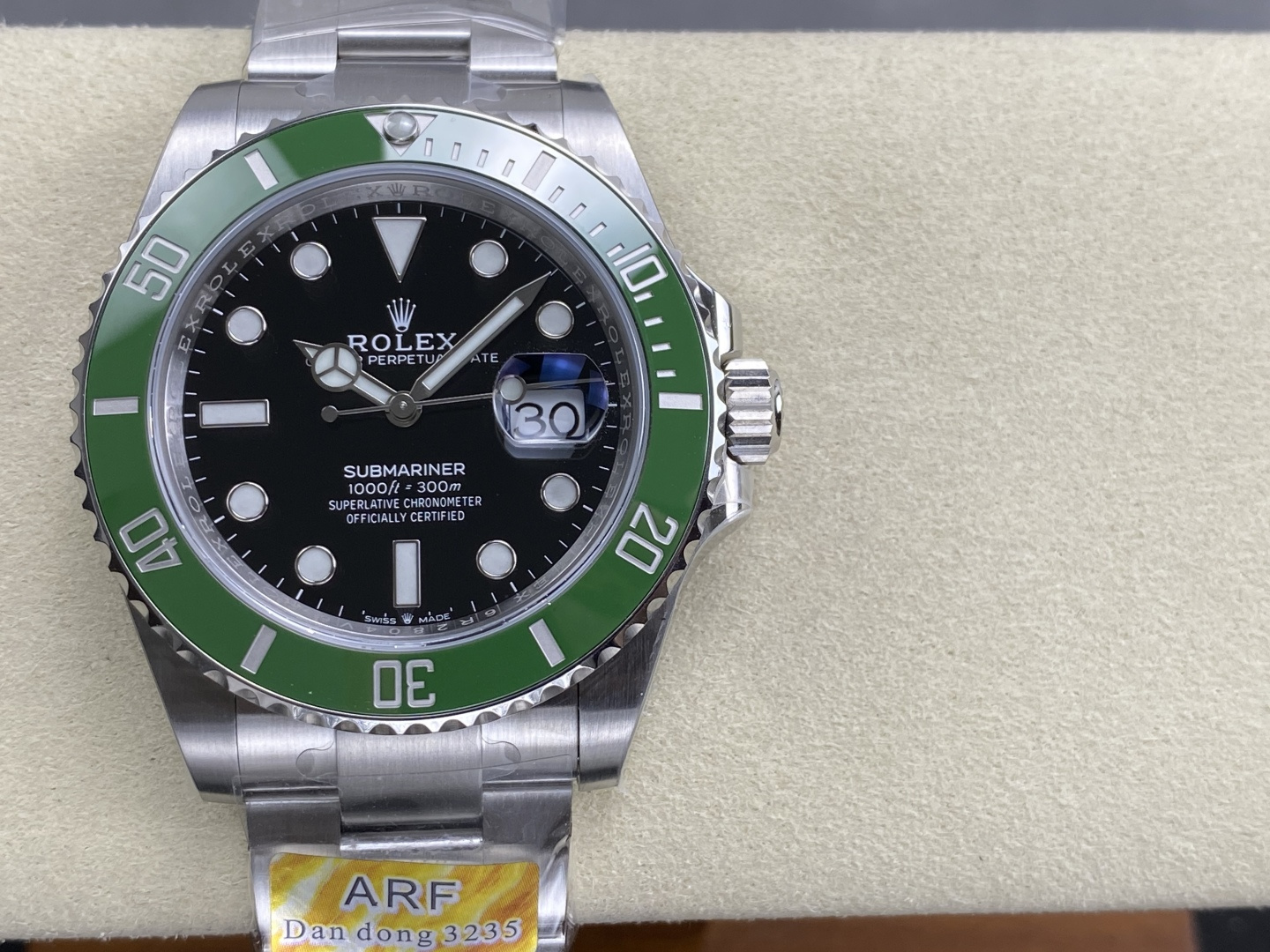 NO:641506,ARF new product 4th generation Submariner Dandong Rolex 4th generation Submariner 41mm Dandong movement 72 hours power reserve 904L stainless steel, rolex19860909ARF 新品 第四代绿水鬼 丹东 劳力士Rolex 第四代绿水鬼 41mm 丹东机芯 72小时动储 904L精钢,,rolex,Watch