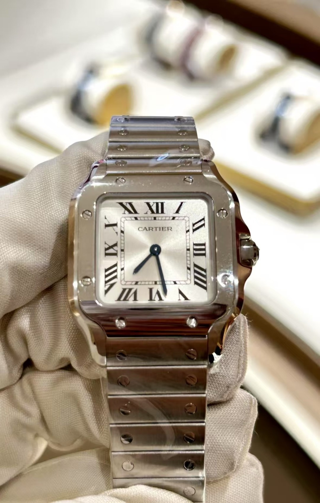 Cartier Style Blue Leather Watches Watches Watches detail image 3 from source 765676