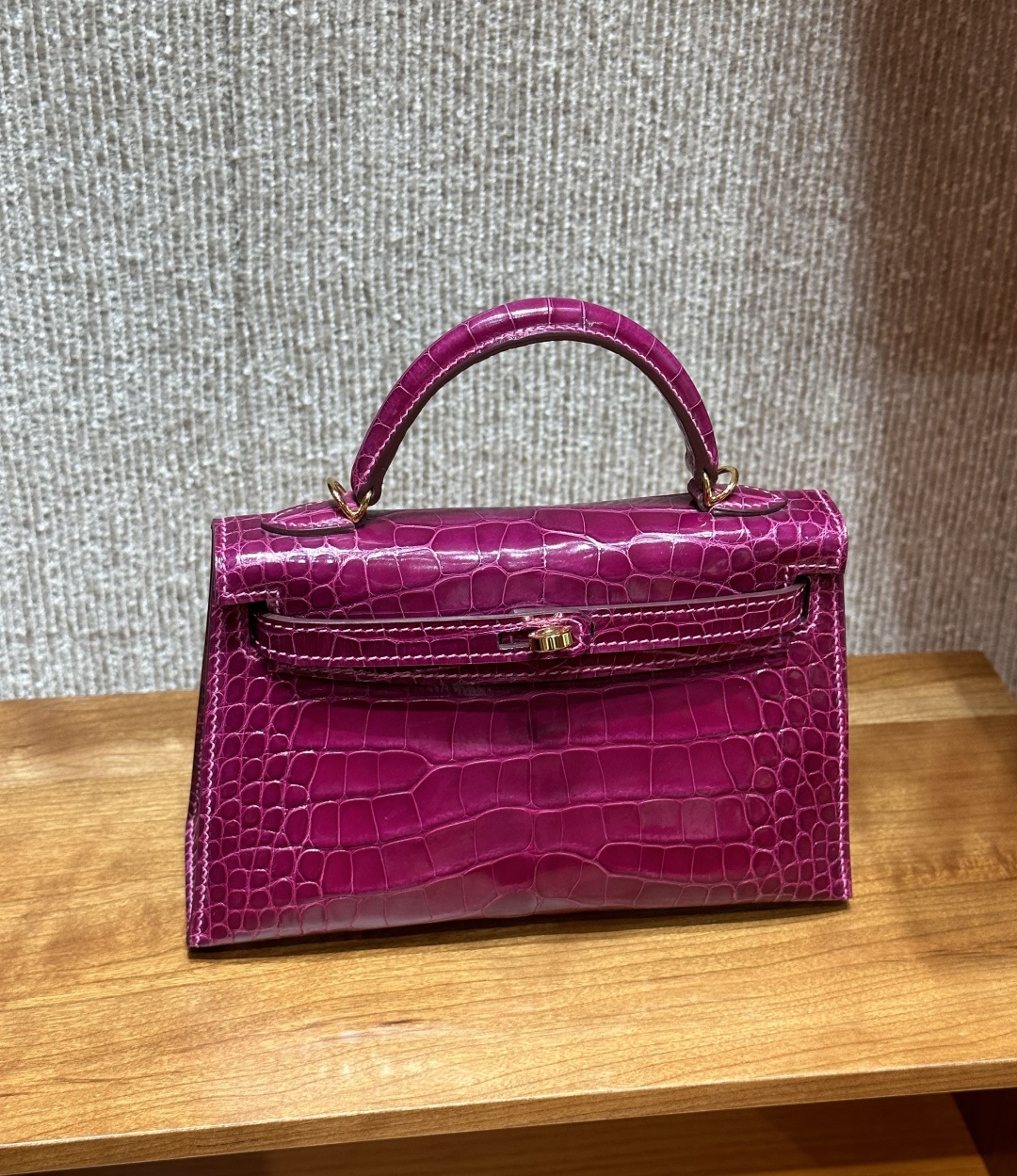 Hermès 19cm (Rose Scheherazade)