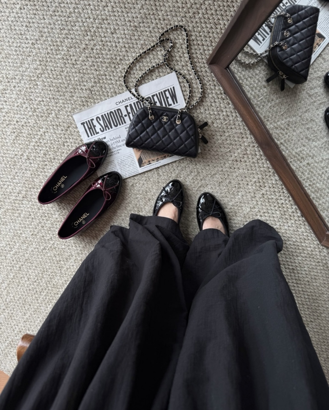 NO:922497,The black stone pattern is high-end and easy to match~shows your temperament~, ballet shoes19860909黑色石头纹高级好搭配～显气质～,芭蕾舞鞋,Women's Shoes