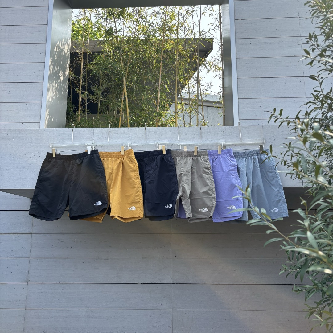🈴Colección de 6 colores, 📝0537#@75 Pantalones cortos de secado rápido con cordón y logotipo pequeño bordado…