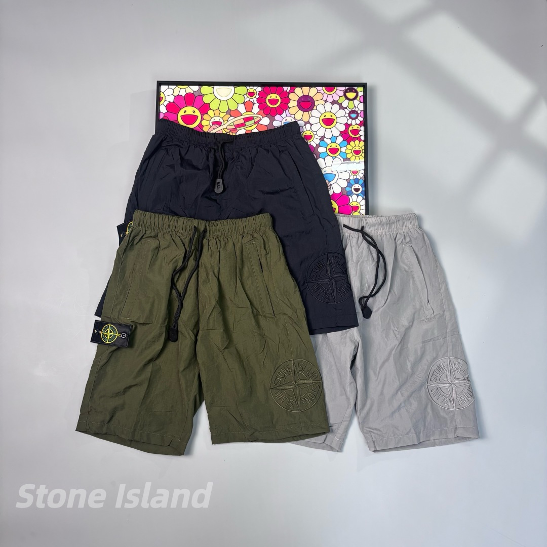 🈴Colección de 3 colores. 𝟬𝟱𝟯𝟱#@𝟲𝟴 𝗦𝗧𝗢𝗡𝗘𝗜𝗦𝗟𝗔𝗡𝗗/ Stone Island pantalones cortos de bolsillo d…
