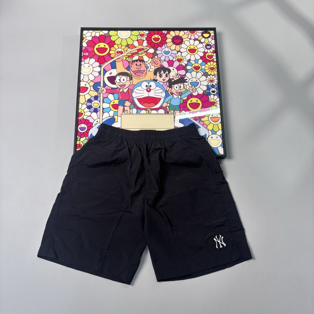 𝟬𝟱𝟰𝟬𝟵#@𝟳𝟱 𝙈𝙇𝘽 Yankees 𝙉𝙔 classic 𝙡𝙤𝙜𝙤 pattern embroidered casual couple quick-dry shorts, fiv…
