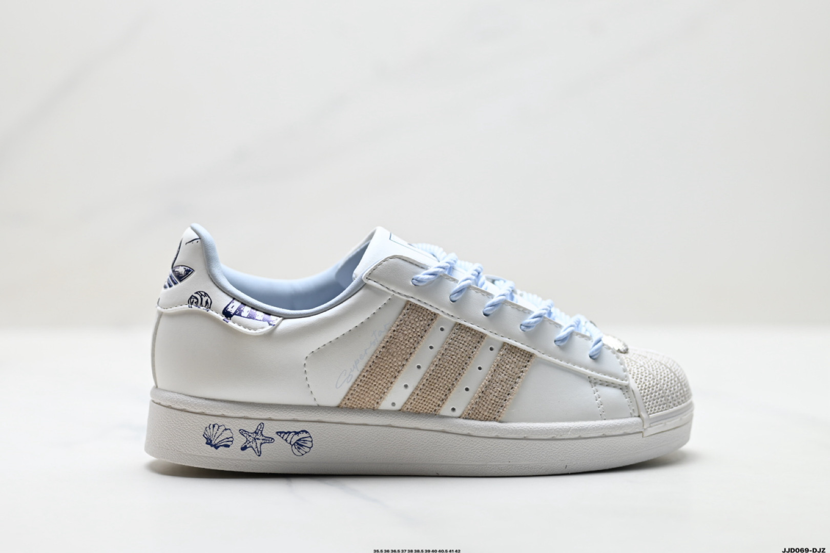 【07986】Adidas Originals Superstar Low-Top Sneakers Size: 35.5-42