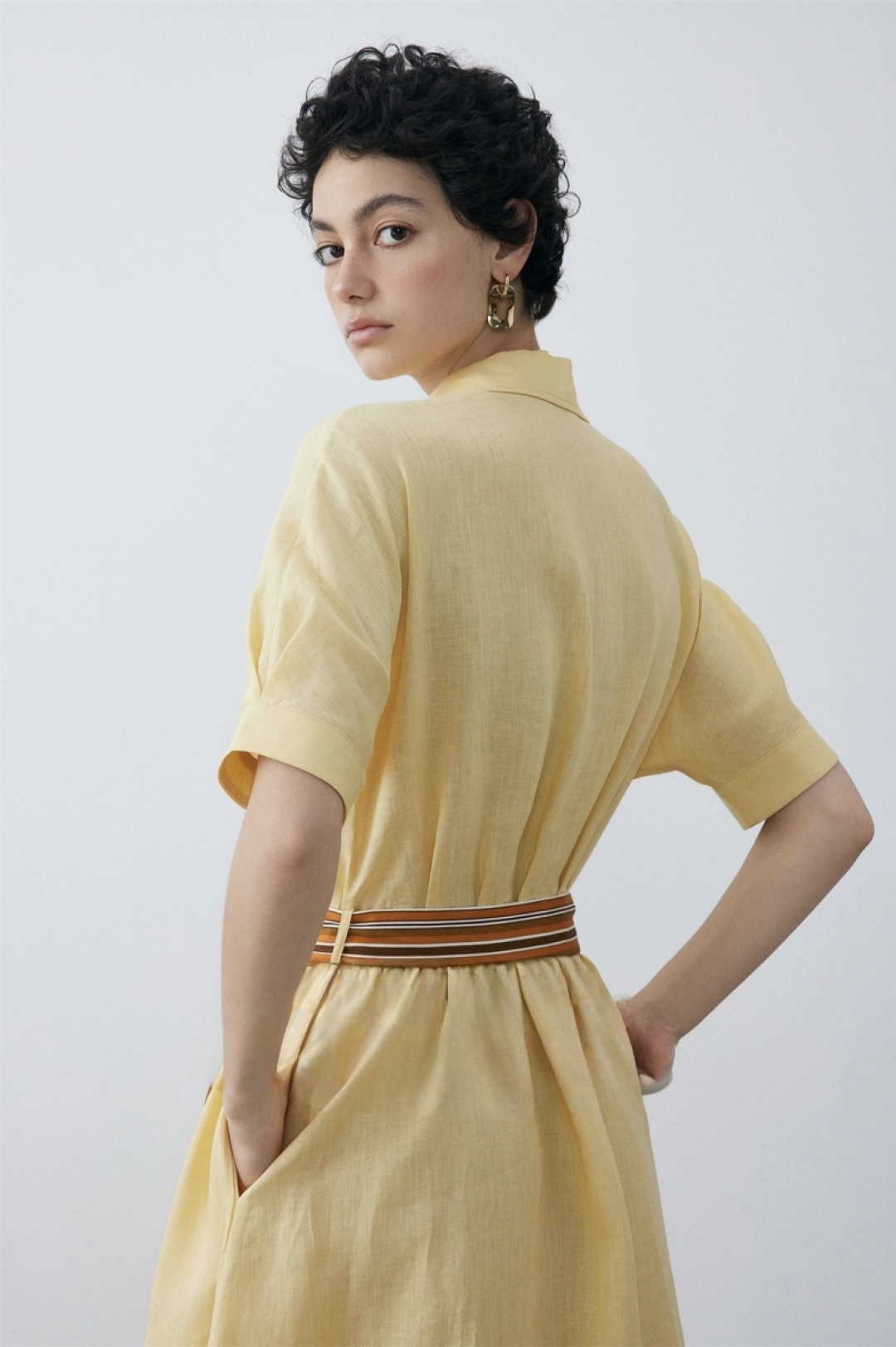 High-Quality Women’s Suit Support and Air-Comfortable Linen Shirts with LP Belts - 图片 7