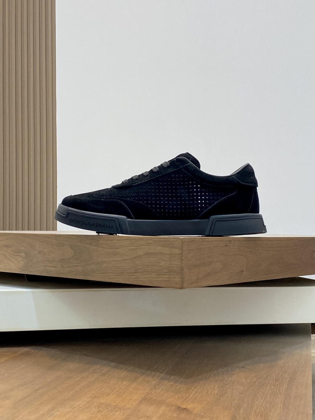 Dolce & Gabbana Men's Black Suede Casual Sneakers - Comfort & Style 3 cmp i1743876036446 8292 0 1