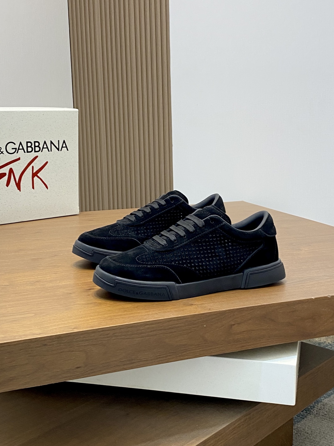Dolce & Gabbana Men's Black Suede Casual Sneakers - Comfort & Style 4 cmp i1743876162266 5265 0 2