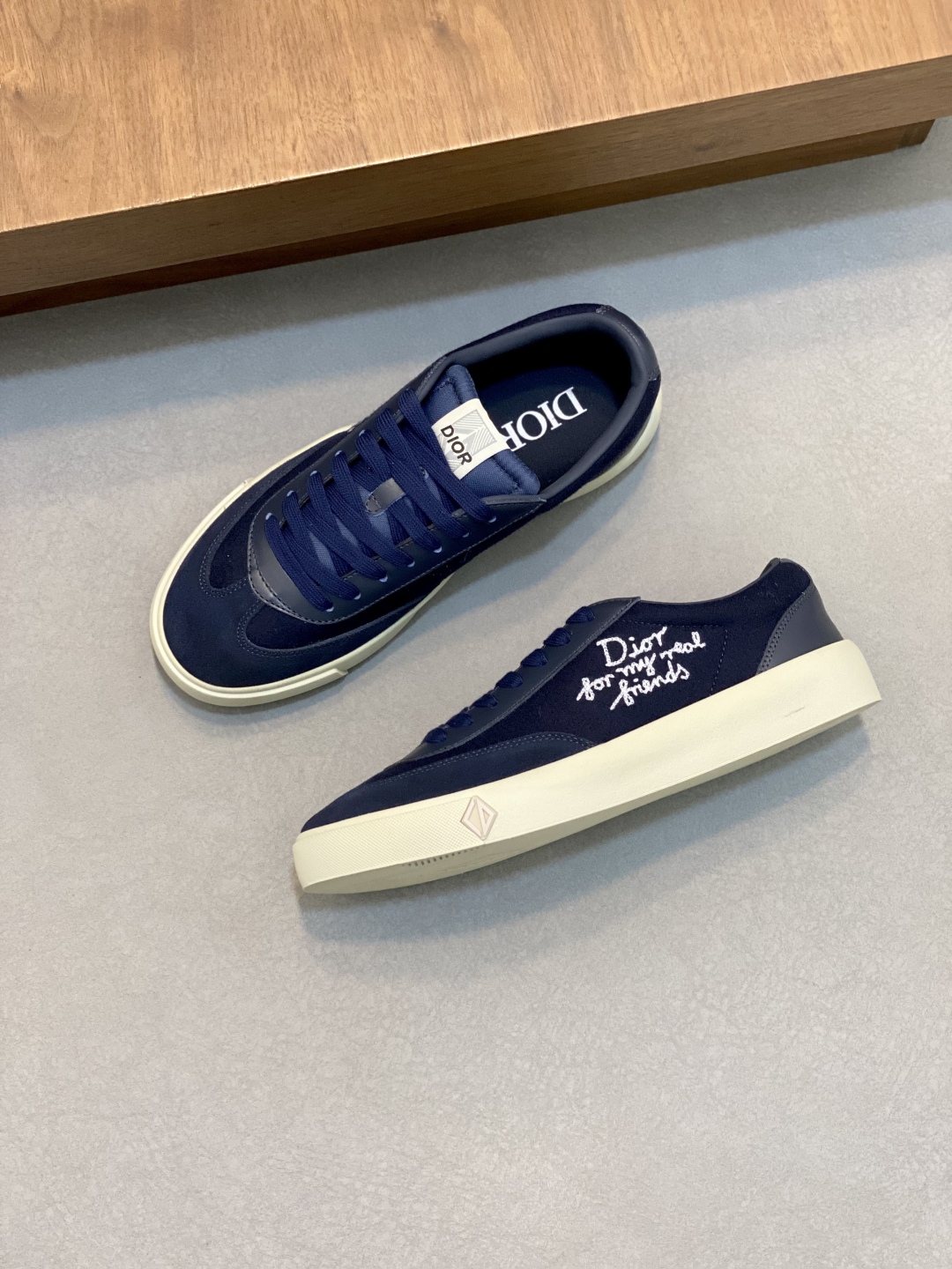 Dior x Denim Tears Collaboration Navy Blue Sneaker Men's Size 38-45 6 cmp i1743876507152 6492 0 4