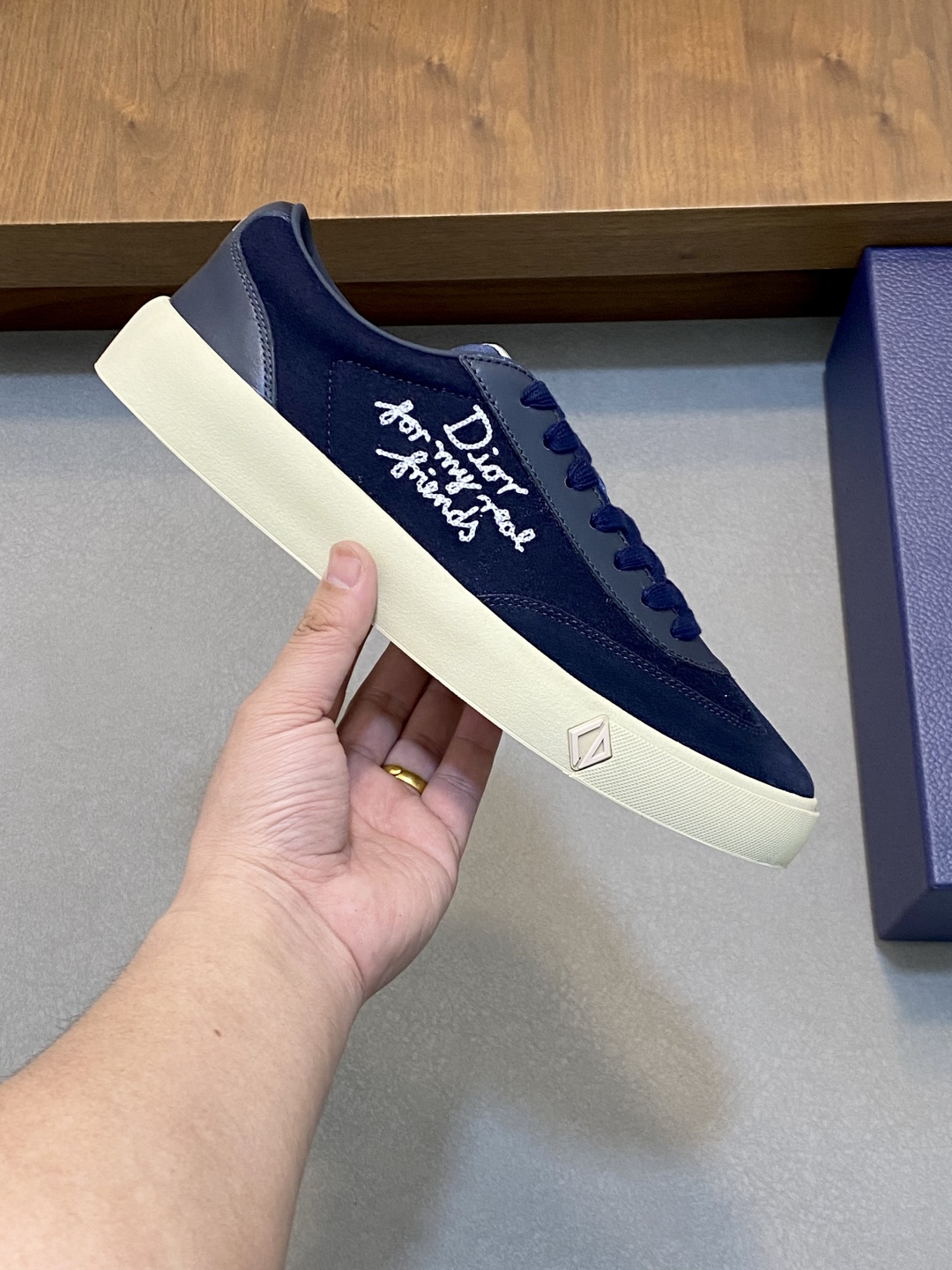 Dior x Denim Tears Collaboration Navy Blue Sneaker Men's Size 38-45 5 cmp i1743876507157 6713 0 3