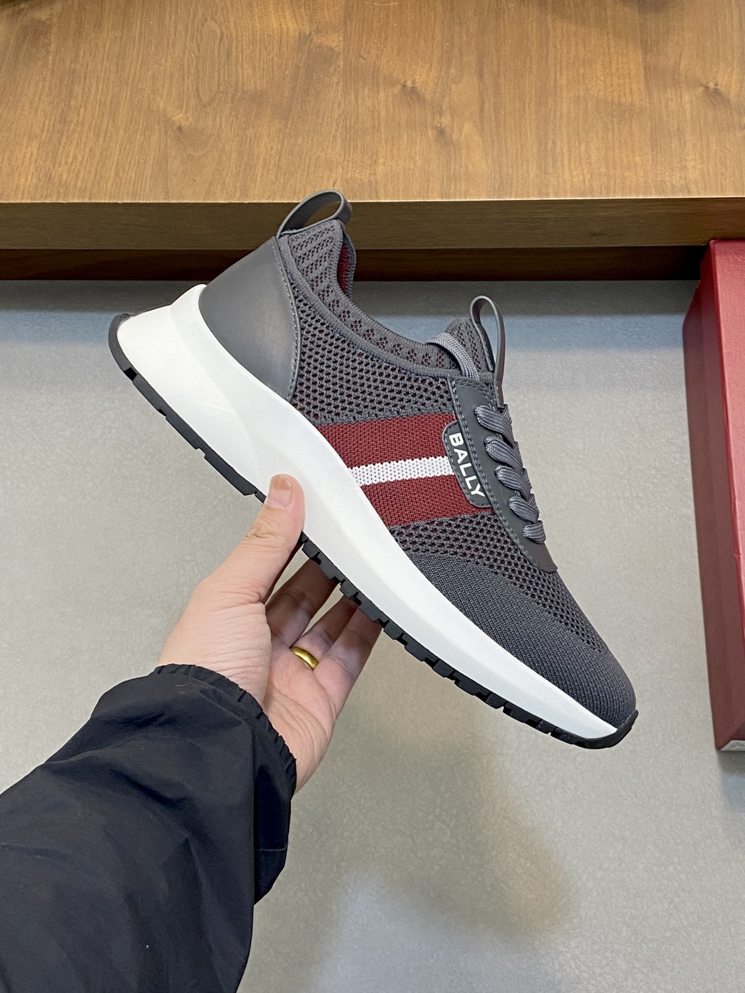 Bally Men's Slip-On Sneakers in Breathable Knit with Classic Logo - Size 39-44 5 cmp i1743957083420 7585 0 3